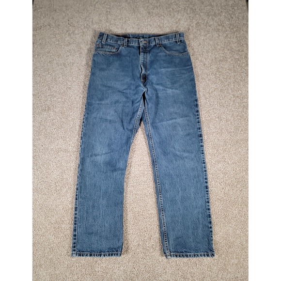 Levi's Other - Vintage Levis Jeans Mens 36x29* Blue Denim 505 Straight Medium Wash Made In USA